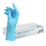 GANTS JETABLES NITRILE BLEU T10 XLARGE (BTE 100)